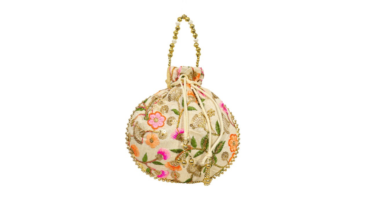 Gift Bag For Women - Cotton Fabric, 8.5x8.5 Inches, Circle Shape | Stylish And Convenient With Easy-carry Handles