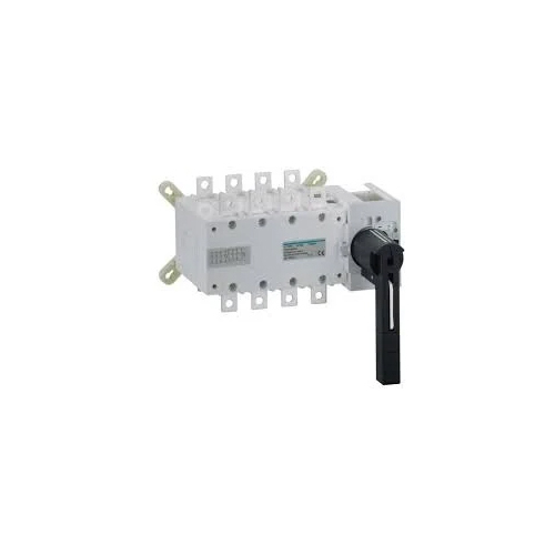 Hager Manual Changeover Switch - Plastic Material, 240 Volt Rated Voltage, White Color