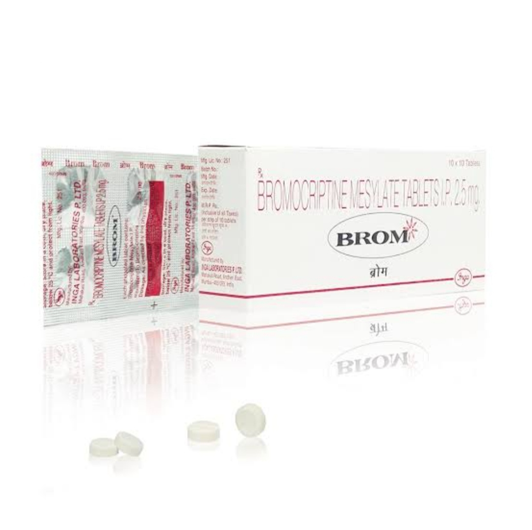 Bromocriptine Tablet - 2.5 Mg Dose | Reliable Quality, Dry & Cool Storage, Therapeutic Efficacy