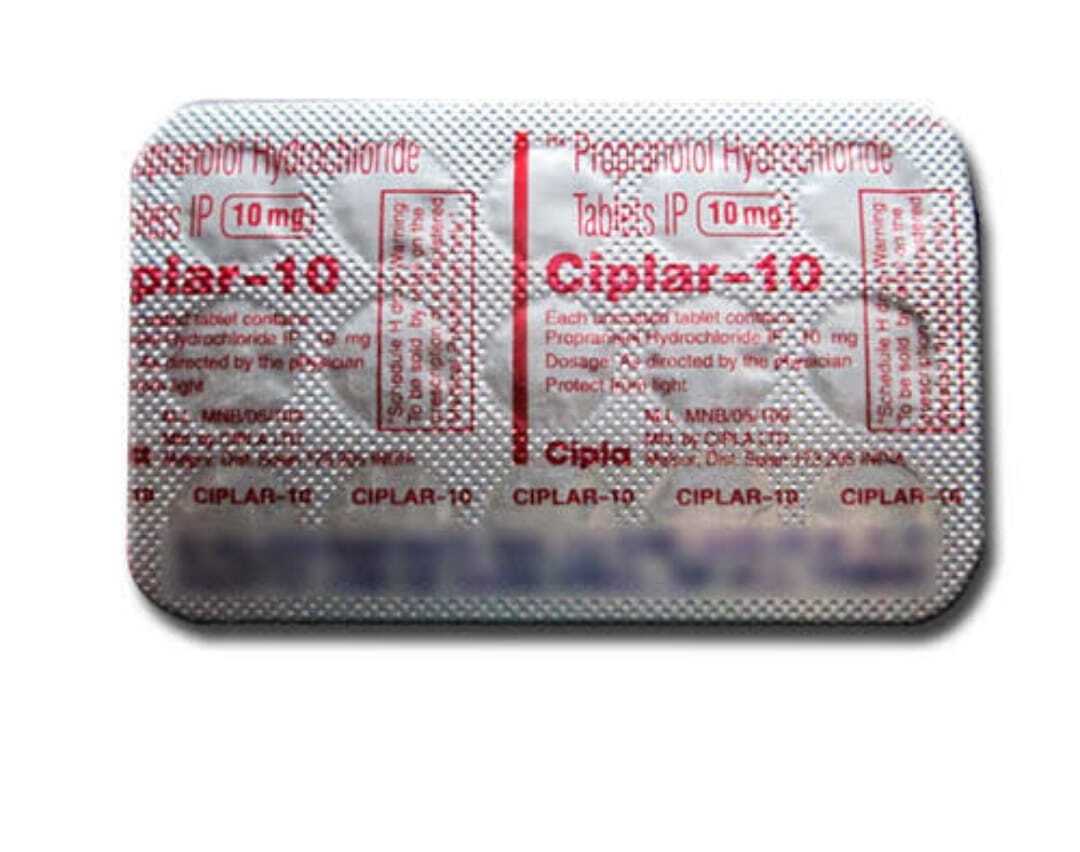Ciplar Tablet - Ingredients: Propranolol Ip