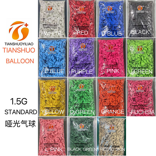 Multicolor 1.5G Standard Balloon