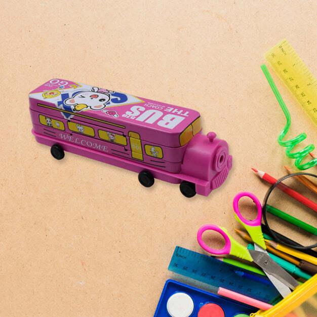 Double Decker Magic Bus Compass 2 Layer Metal Bus Compass