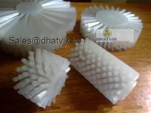 Nylon Roller Brush - Color: Silver