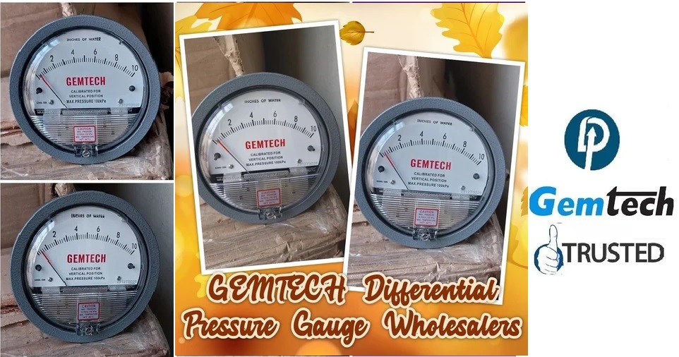 Gemtech G2010 Differential Pressure Gauge 0-10 Inch W.c In Gumandev Mandir Jhagadia Bharuch Gujarat