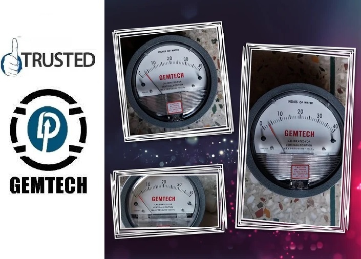 Series G2040 Gemtech Differential Pressure Gauge 0-40 Inch By Bhiwadi Industrial Area - Accuracy: A 2% Of Full Span At 70 21 3% On -0