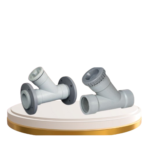 PP फ्लैज एंड Y टाइप स्ट्रेनर