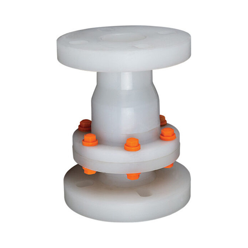 White Pp Flange End Non Return Valve