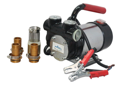 Dc Fuel Transfer Pump - Stainless Steel, 12v/24v Dc / 220v Ac , High Pressure, Automatic Valve, Digital Meter, 60 Lpm Flow Rate, Ideal For Remote Areas