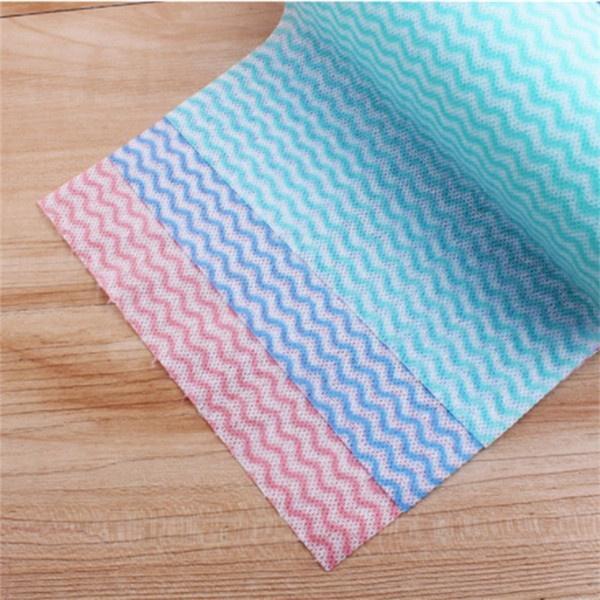 Non Wooven Fabric Disposable Handy Wipe Cleaning Cloth Roll - 7.5 X 7.5 X 19.6 Cm | Thick, Durable, Eco-friendly, Excellent Water Absorption