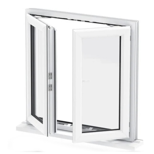 Aluminium Openable Window - Aluminium Material, Customizable Size, White Color | Stainless Steel Screen Netting for Security & Fresh Air