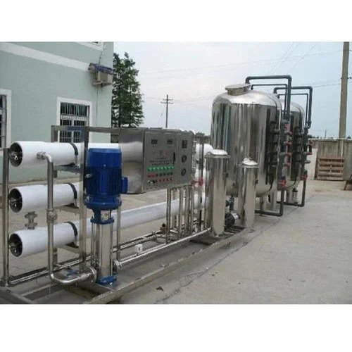 Industrial Water Treatment Plant - Metal & FRP Construction | Semi-Automatic Operation, High Purity for Safe Water Usage