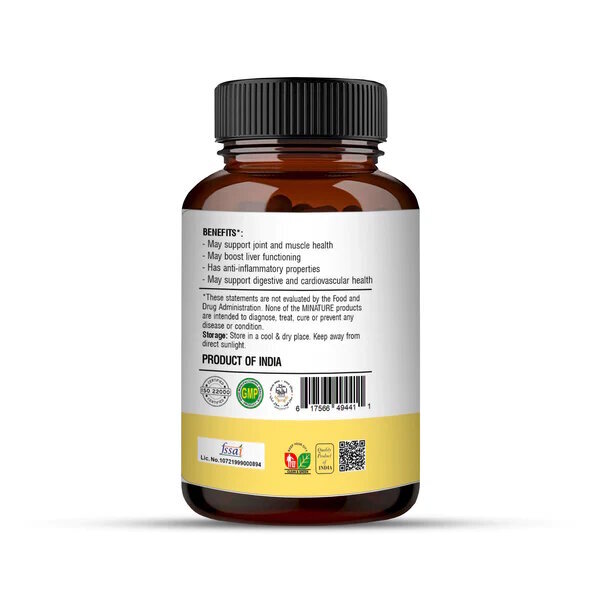Turmeric Capsules - Herbal Medicine For All Ages | Dry Storage, Natural Herbal Product, Supports Overall Health