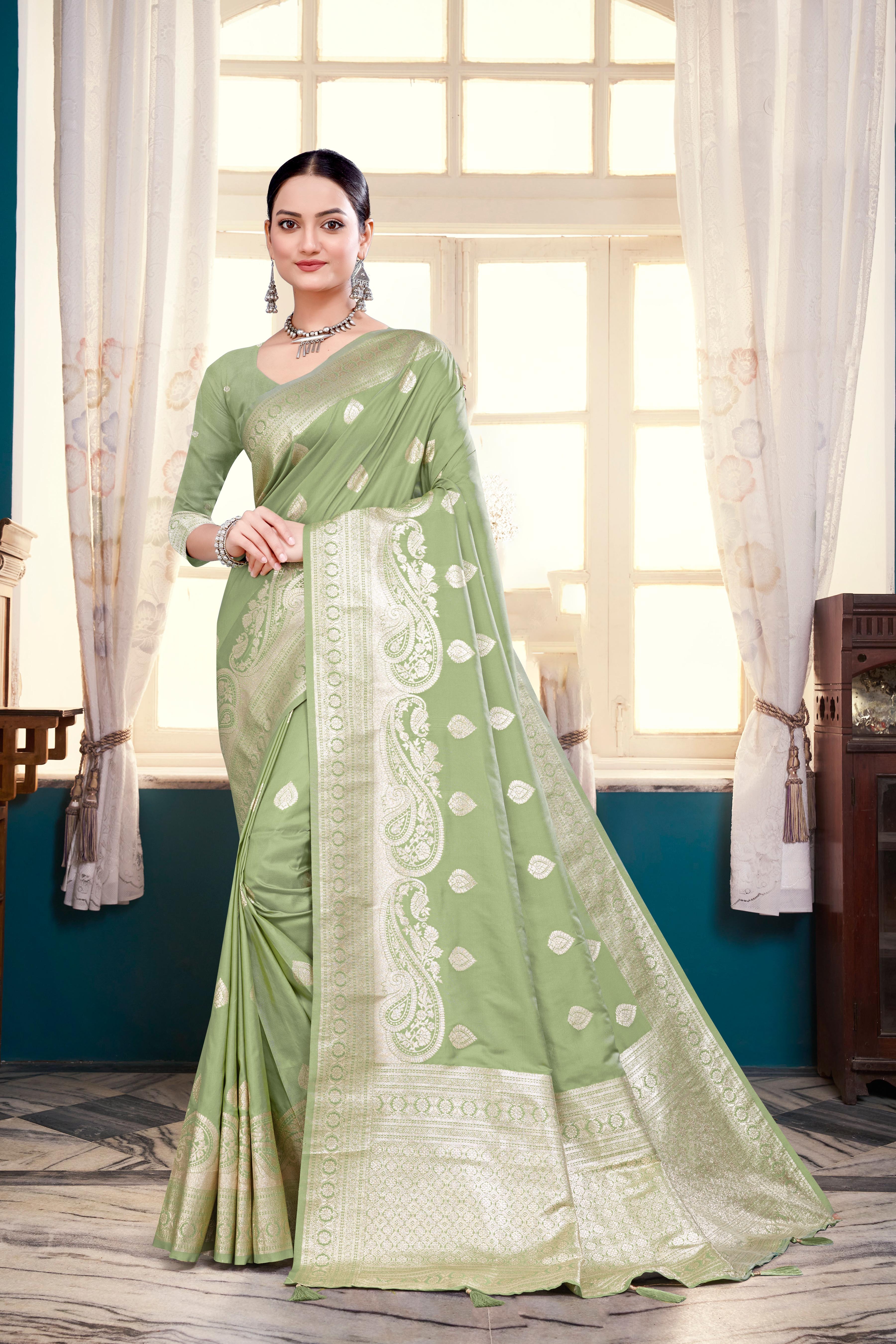 Ethnic New Rapier Silk Saree For Ladies-25255