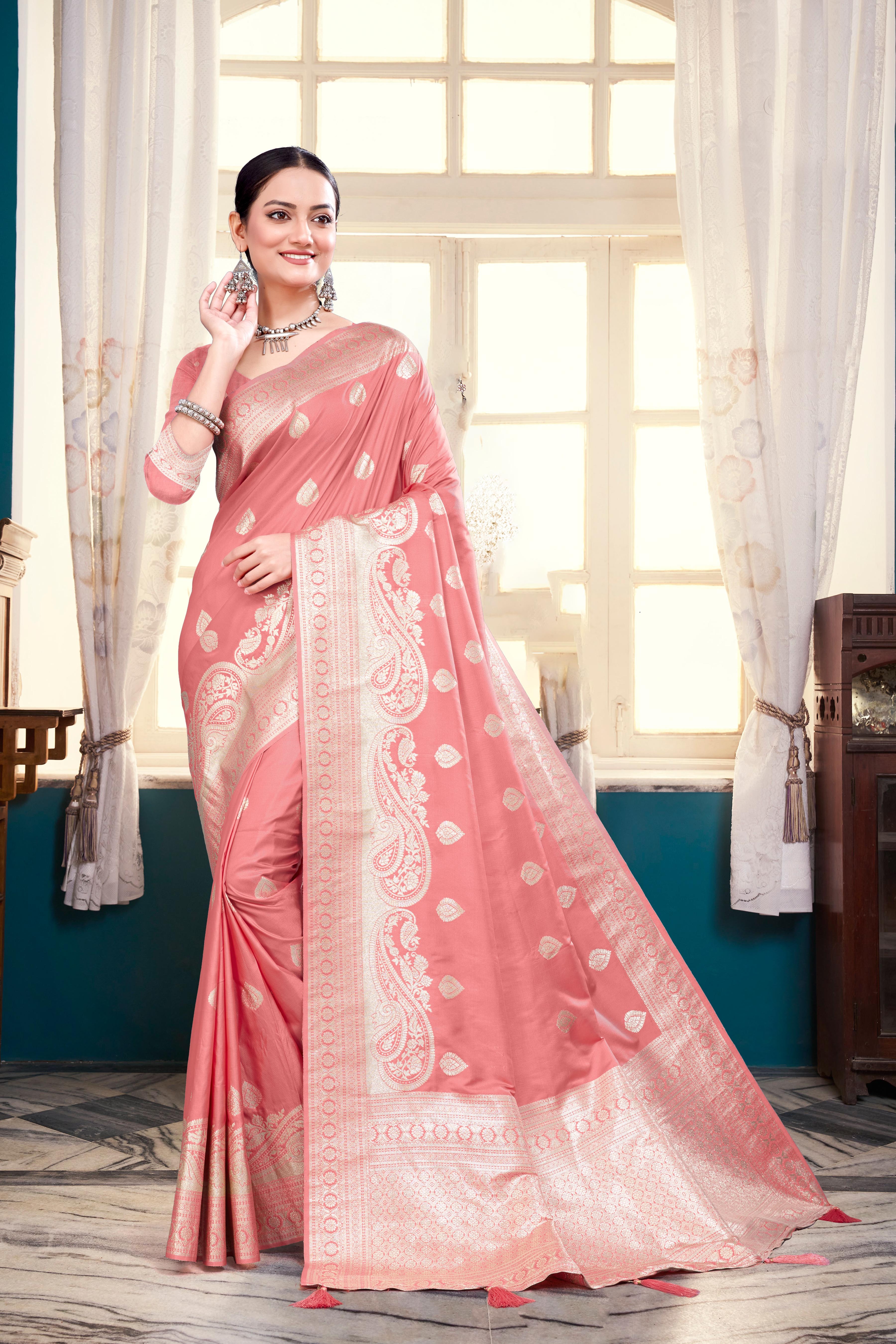 Ethnic New Rapier Silk Saree For Ladies-25255