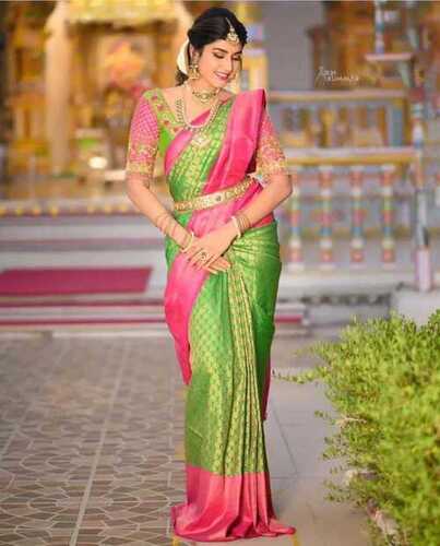 Beautiful Soft Lichi Silk Saree