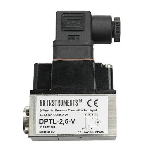 Black Differential Pressure Transmitter For Liquid