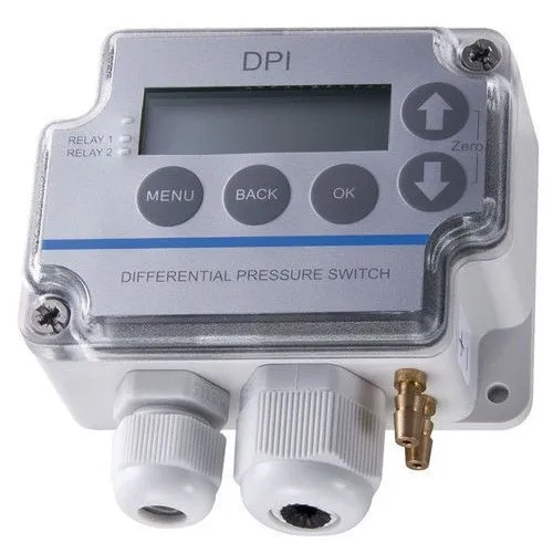 Silver Electronic Differential Pressure Switch And Transmitter