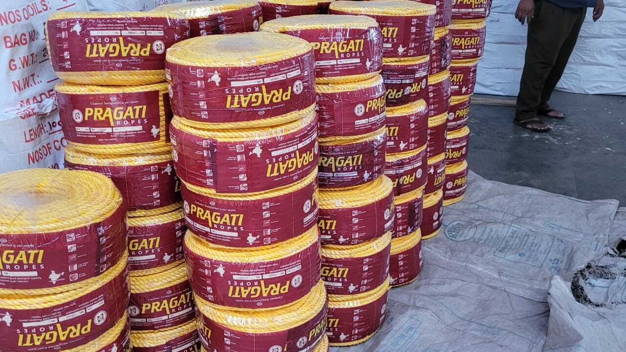 Pp Danline Ropes - Polypropylene, 4mm To 32mm, Any Color, Twisted Style | Industrial, Marine, Agriculture, Submersible Usage, Isi Strength