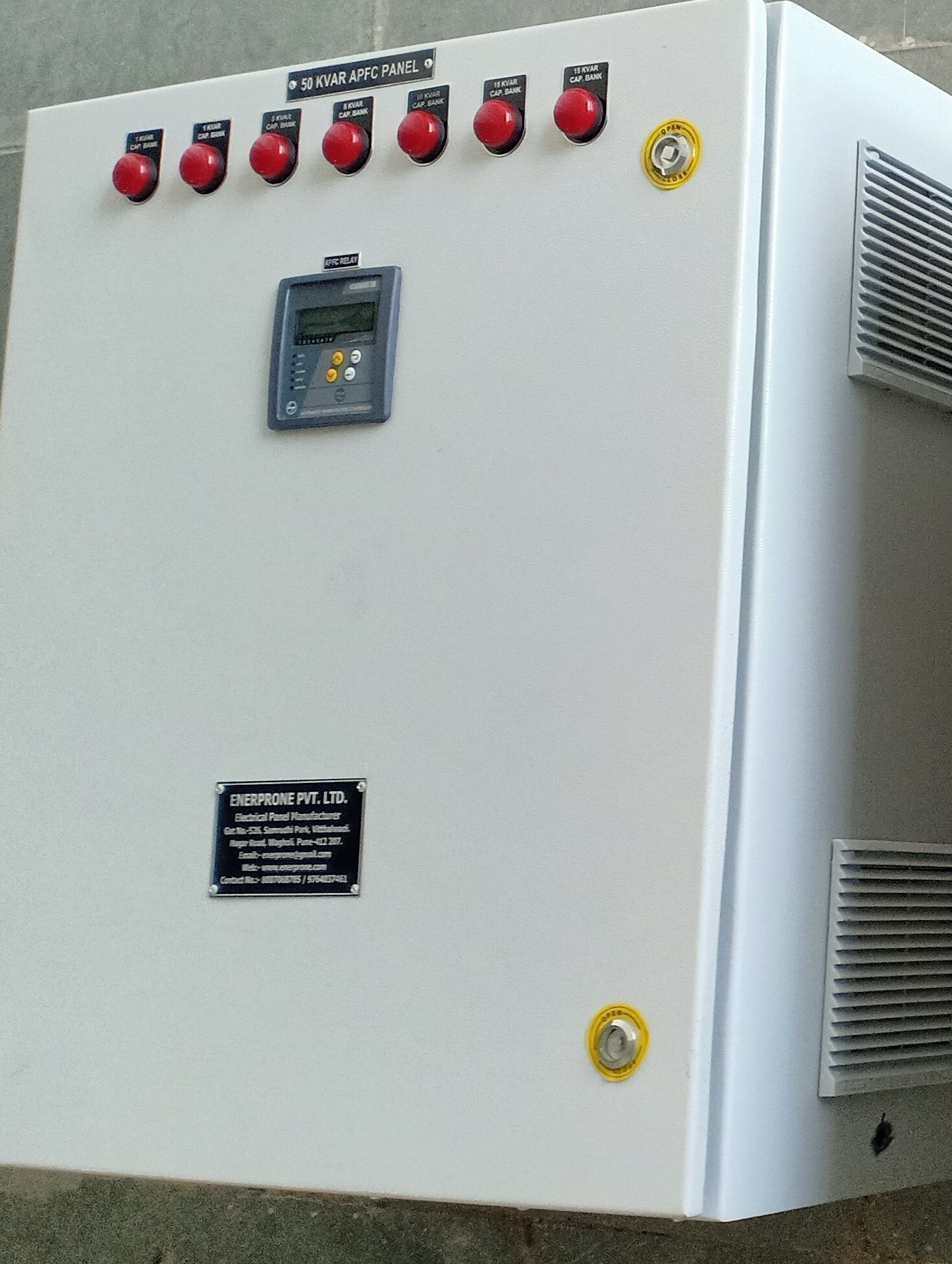 Apfc Control Panel - 415v Rated Insulation Voltage, 800x800x350mm Dimensions | Metal Material, Multi-way Operation, 150a Maximum Output Current, One Year Warranty