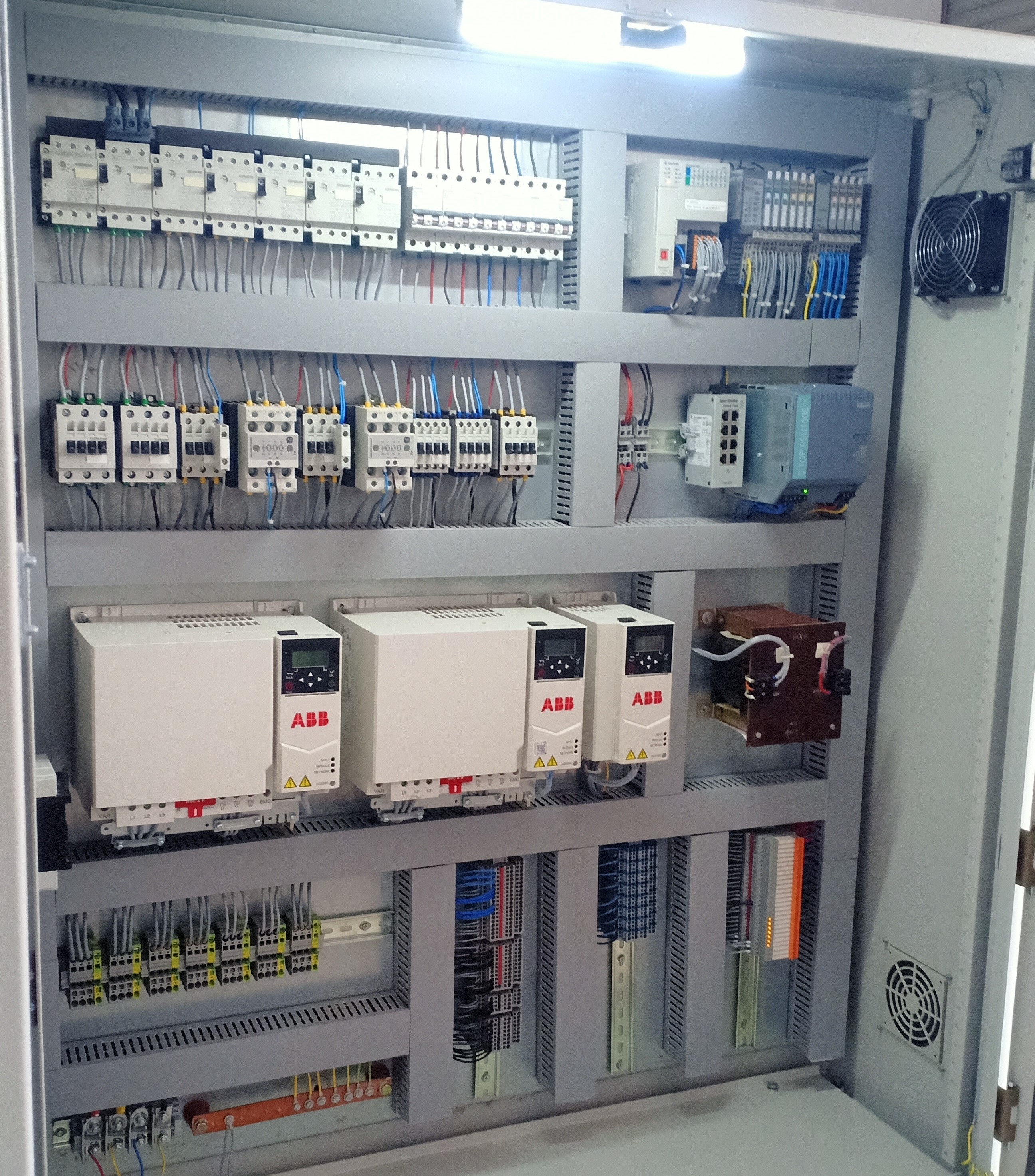Ac Drive Control Panels - Mild Steel, 415v Rated Voltage | Energy Efficient, Long Service Life, Robust Performance