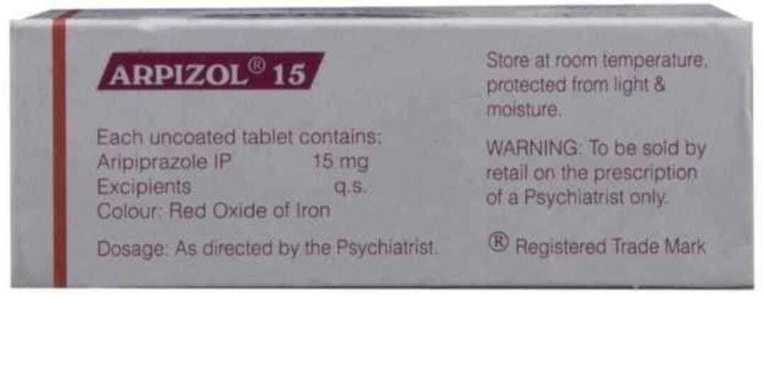 Arpizol Tablet - Ingredients: Aripirazole