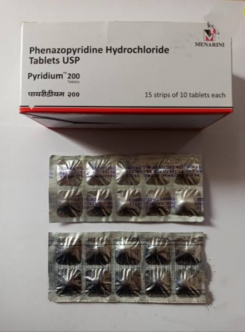 Pyridium - 200 Mg Phenazopyridine Tablets | Urinary Tract Analgesic For Pain Relief, High Quality, Timely Delivery, Excellent Customer Support