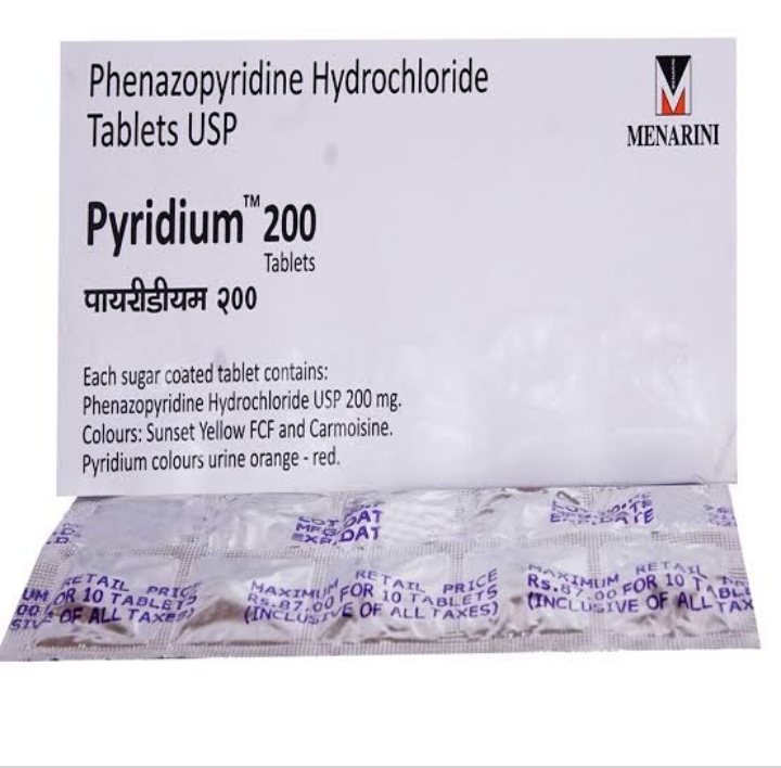 Pyridium - 200 Mg Phenazopyridine Tablets | Urinary Tract Analgesic For Pain Relief, High Quality, Timely Delivery, Excellent Customer Support
