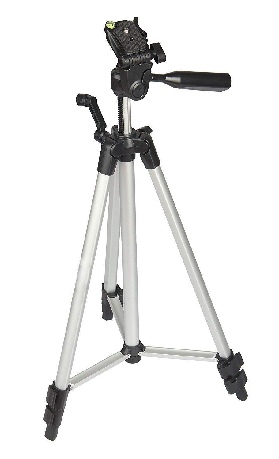 Tripod 330a - Lightweight Aluminum Alloy, Height Adjustable 13" To 42" | Multi-angle Adjustment, Quick Release Plate, Fits All Smartphones & Cameras