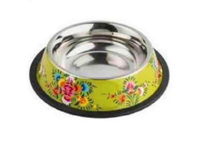 Hand Painted Enamelware Lunch Box Box A104 - Color: Multicolour