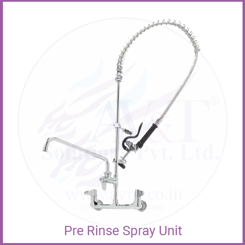 Wall Mount Pre Rinse Spray Unit Ex-6wp12-h - Color: Stainless Steel