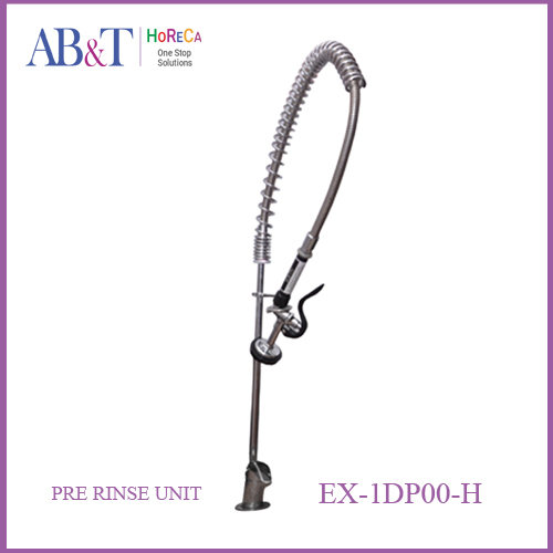 Wall Mount Pre Rinse Spray Unit Ex-6wp12-h - Color: Stainless Steel