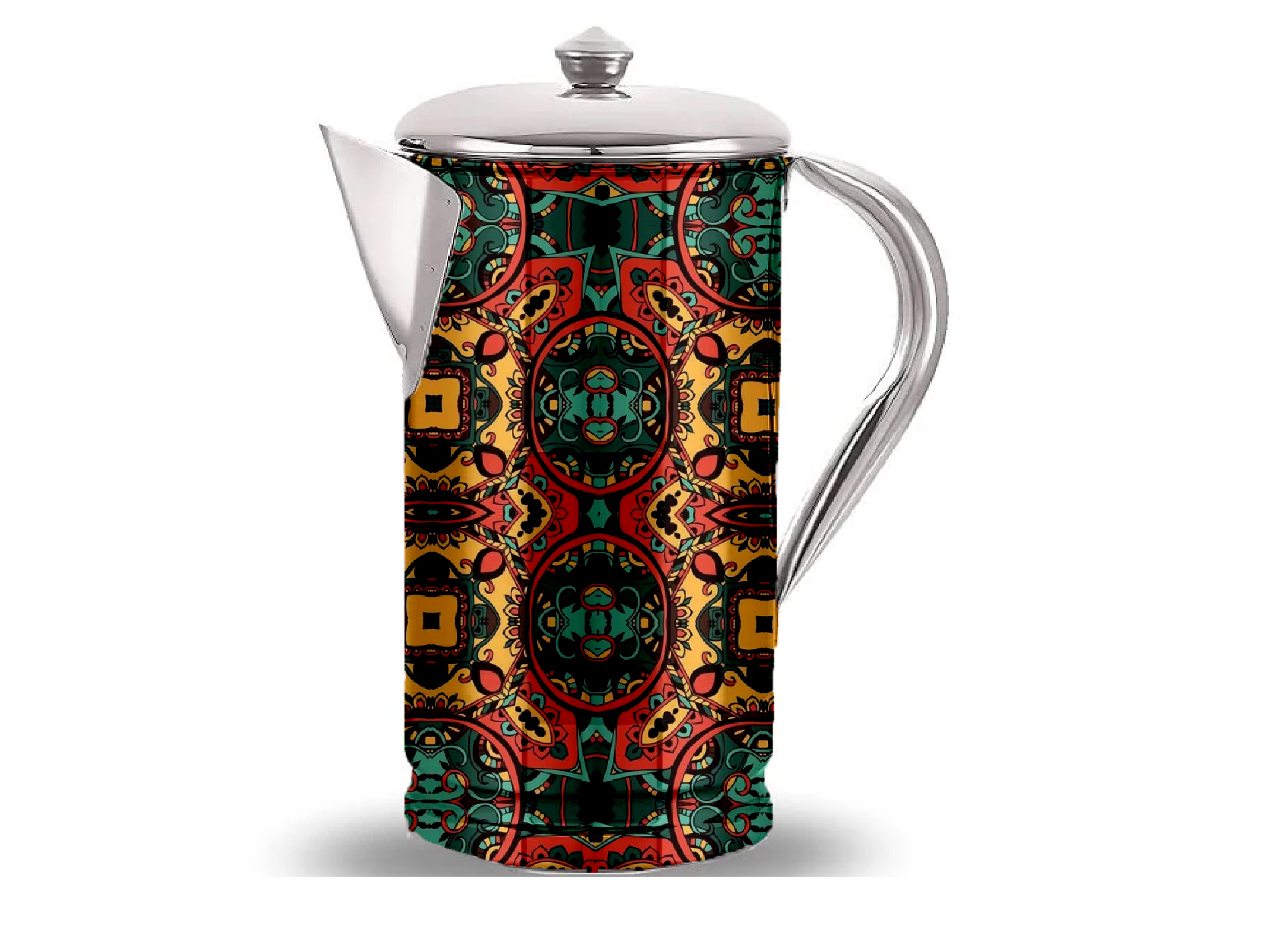 Hand Painted Enamelware Jug A148 - Color: Multicolour