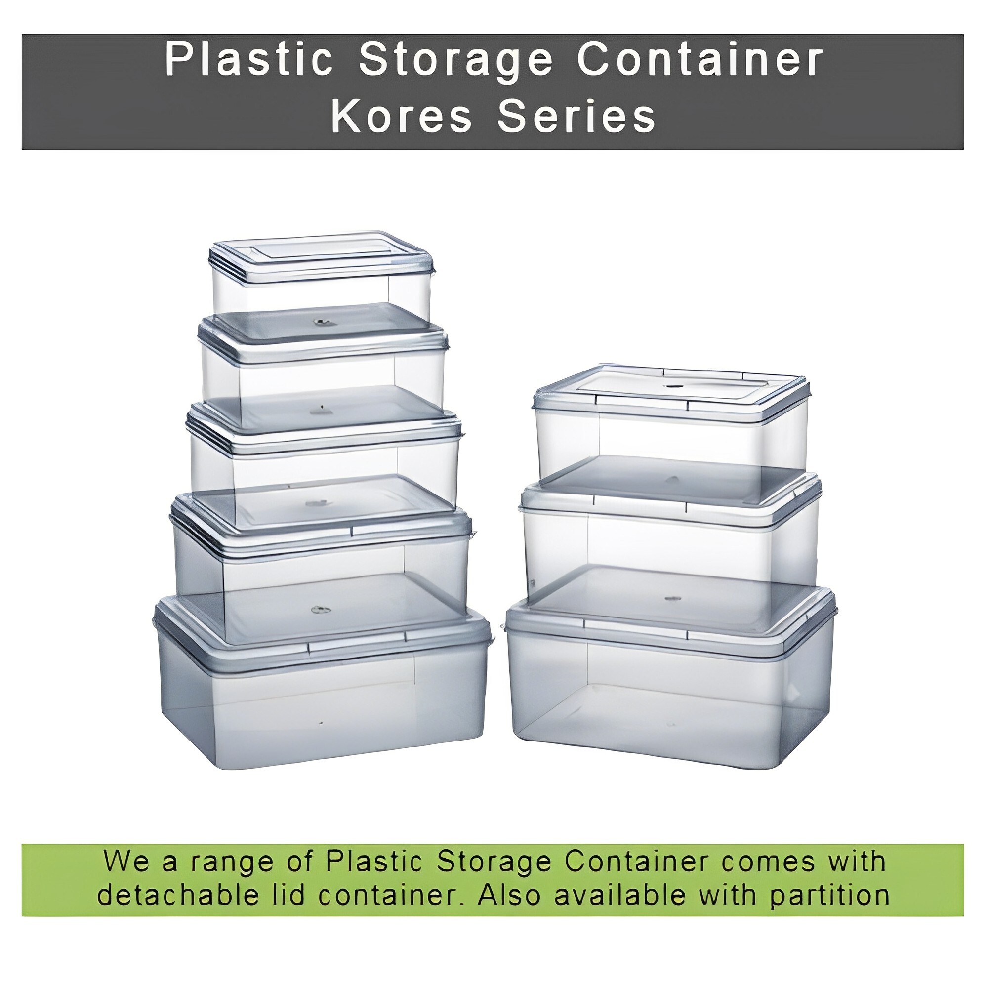 Plastic Packaging Box - Durable Plastic, Rectangular Design | Impact-resistant, Versatile, Transparent Options