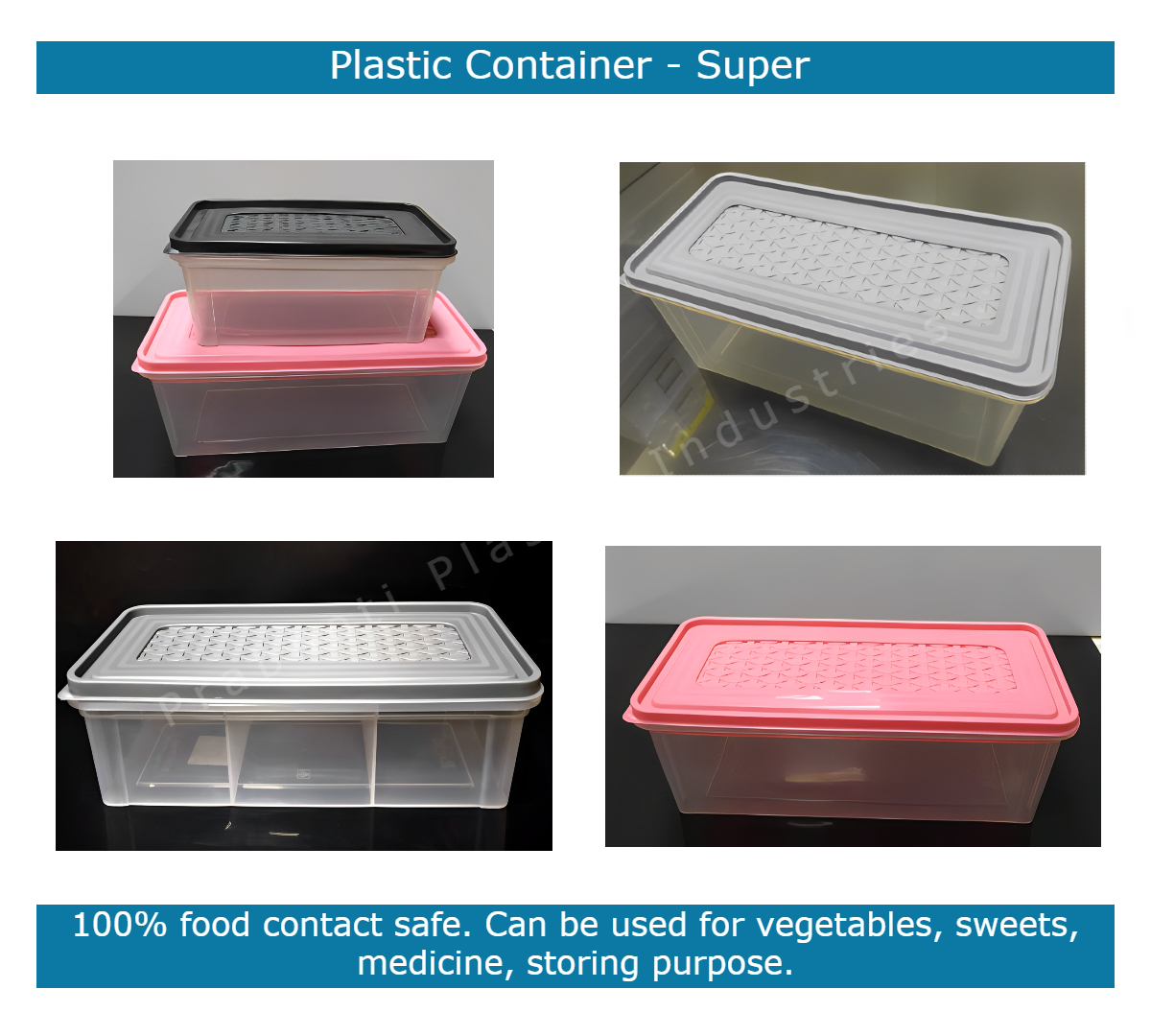 Plastic Packaging Box - Durable Plastic, Rectangular Design | Impact-resistant, Versatile, Transparent Options