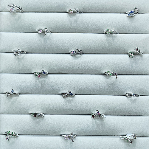 92.5 Silver Cz Ladies Ring - Feature: Fashion