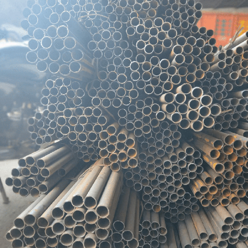 MS Round Pipes - Stainless Steel, Customizable Sizes , Galvanized Surface Treatment , Seamless ANSI Standard Quality