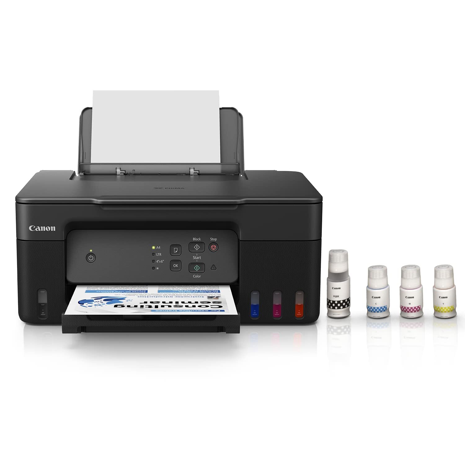 Pixma G2730 Printer - Compact Design , Iso Standard Print Speed 11.0/6.0 Ipm , Easy Hassle-free Ink Refilling , Borderless Photo Printing Up To A4