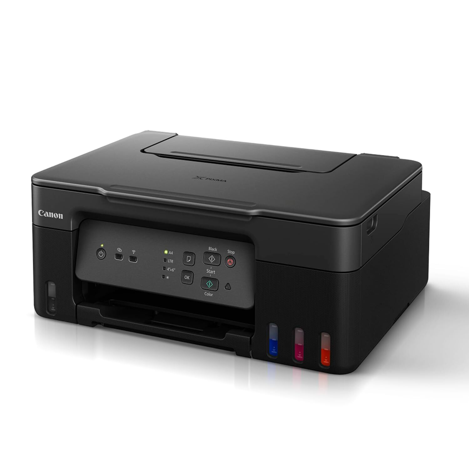 Pixma G3730 Printer - Compact Size, High-volume Ink Bottles | Hassle-free Refilling, Mobile & Cloud Printing, Easy Maintenance