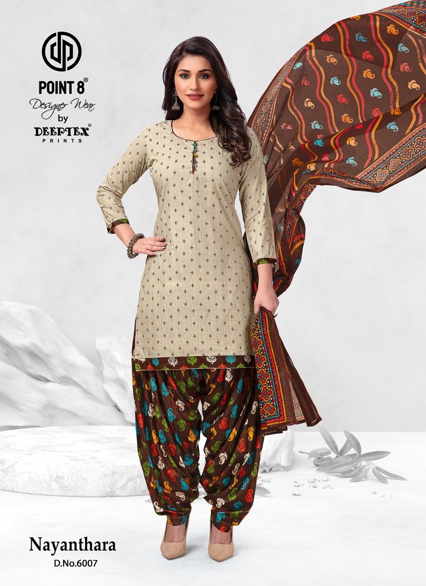 Deeptex Nayanthara Vol-6 Readymade - Top Cotton Printed, Xl(42) | Xxl(44), 3xl(46) | 2.25 Mtrs Dupatta Cotton Printed