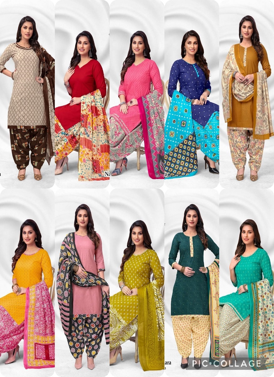Deeptex Nayanthara Vol-6 Readymade - Top Cotton Printed, Xl(42) | Xxl(44), 3xl(46) | 2.25 Mtrs Dupatta Cotton Printed