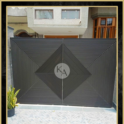 Black Aluminium Main Door