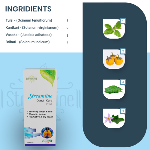 Streamline Tulsi Cough Syrup Ayurvedic - Age Group: Suitable For All Ages