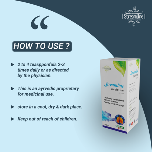 Streamline Tulsi Cough Syrup Ayurvedic - Age Group: Suitable For All Ages