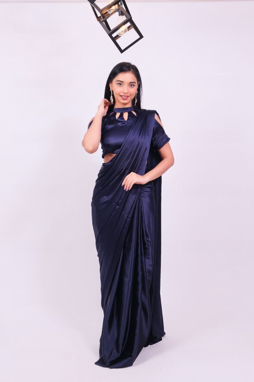 Soft Satin Saree