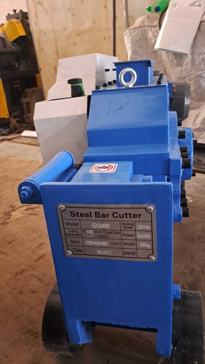Rebar Cutting Machine Gq40i 32mm - Color: Blue
