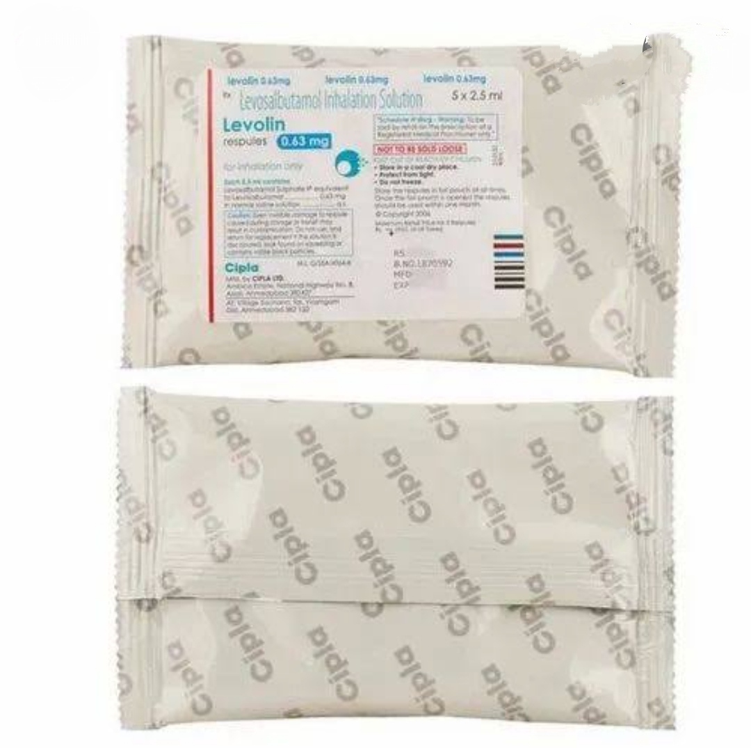 Levolin 0.63 Resp 2.5 Ml Keep Dry & Cool Place