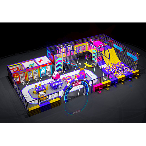 Kids Soft Play Zone - Inflatable Plastic Play Area, Customized Size & Educational Theme, High-quality Indoor Design, Non-electric, Safe For Kids
