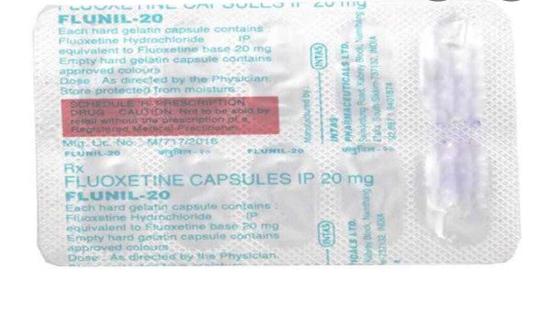 Flunil Capsules - 20 Mg | Unisex, Reliable Mental Health Management, 10 Capsules Per Strip