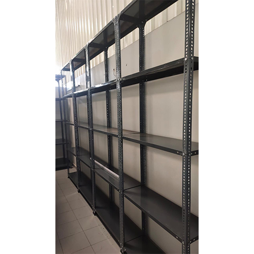 Slotted Angel Rack - Metal, Various Sizes Available | Durable Black Finish for Industrial Use