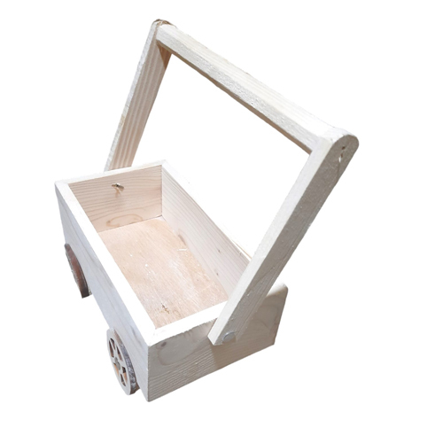 Wooden 2 Jar Basket - Eco-Friendly Wood, Customized Size with Handle | Versatile Storage for Kitchen Essentials, Spices, and Decorative Items